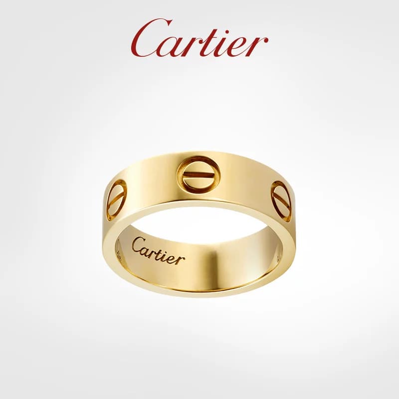 Кольцо из серии Cartier Cartier LOVE, золотая модель, размер 51, 21