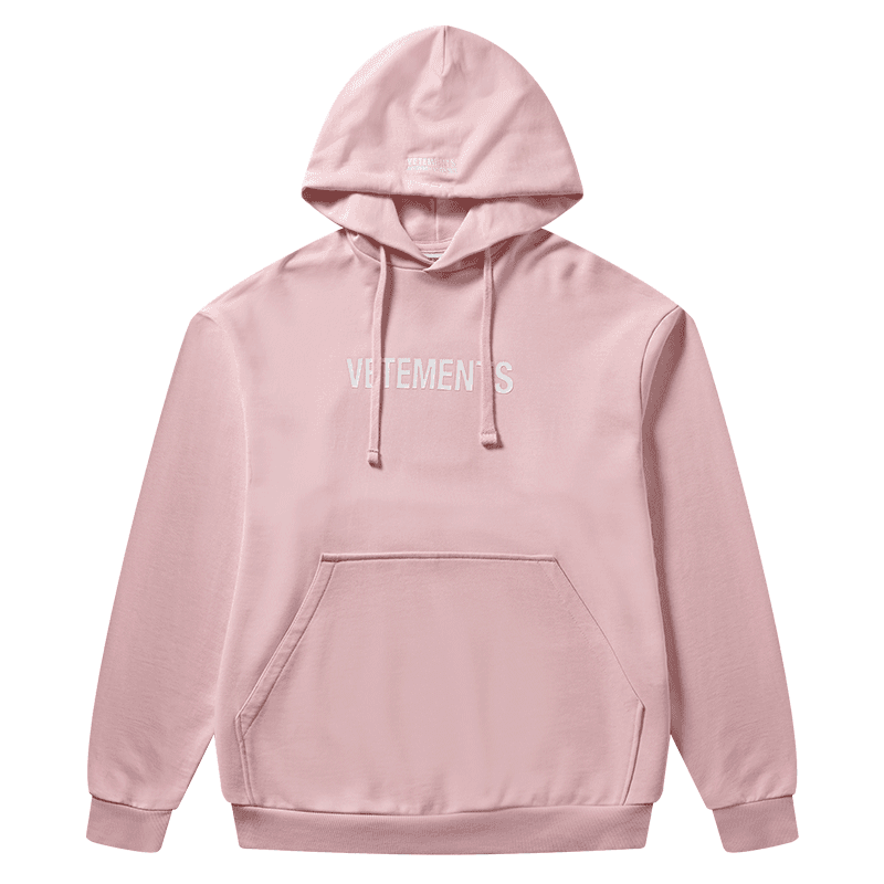 Розовый свитер с капюшоном от Vetements, натуральная кожа, подойдет для показа в Йинтайбае 20 ноября