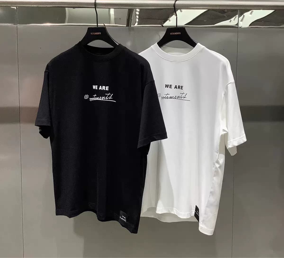 VETEMENTS Витемон модный бренд, унисекс, маленький логотип