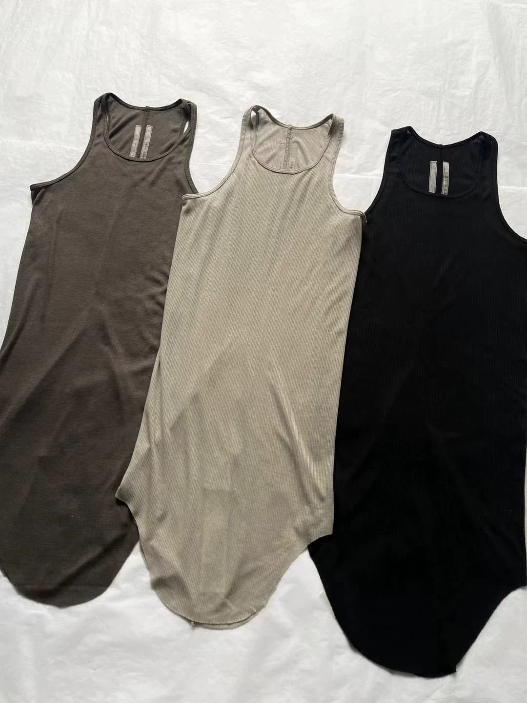 Классический облегающий жилет Rick Owens 24ss цементно-серого цвета, размер M (