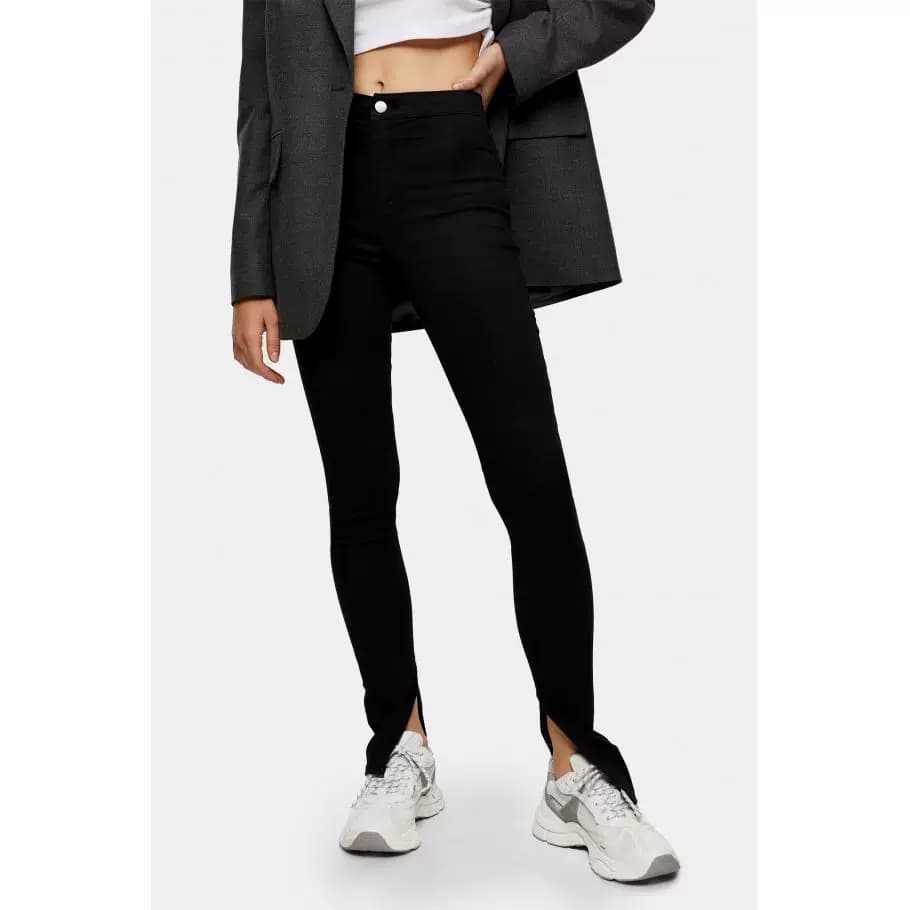 Рис можно приобрести в британском магазине TOPSHOP black side slits Jo…