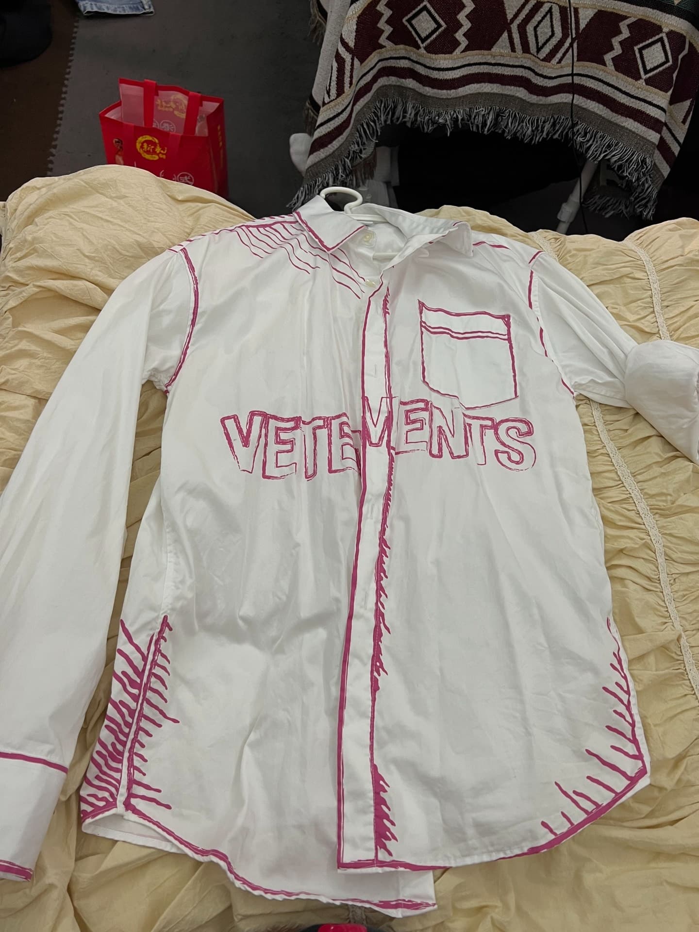 Рубашка Vetements Oversize 165/84A