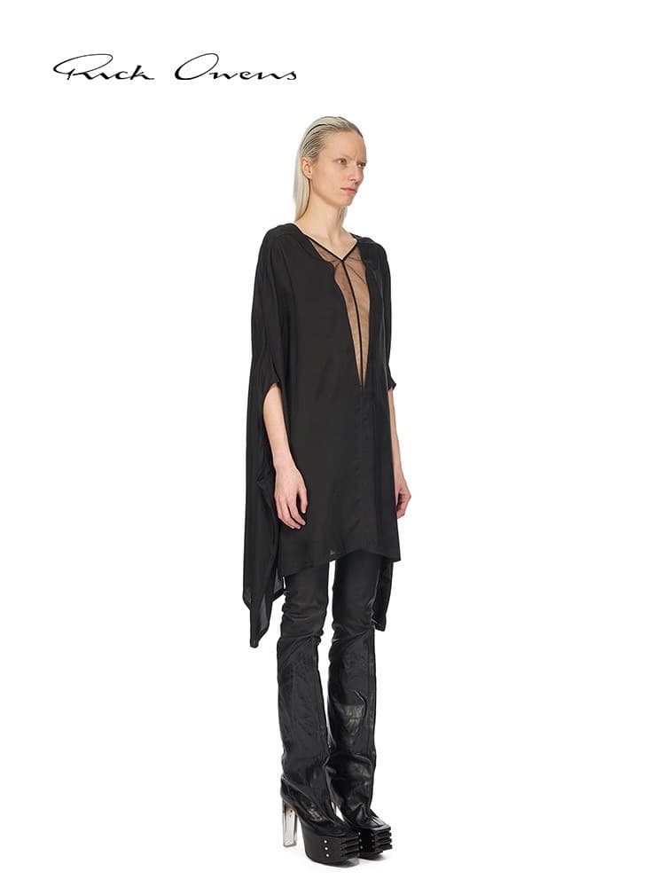 RICK OWENS Рик ОУЭНС (Rick OWENS) 25 весенне-летних женских платьев из шелка, свисающего с шеи