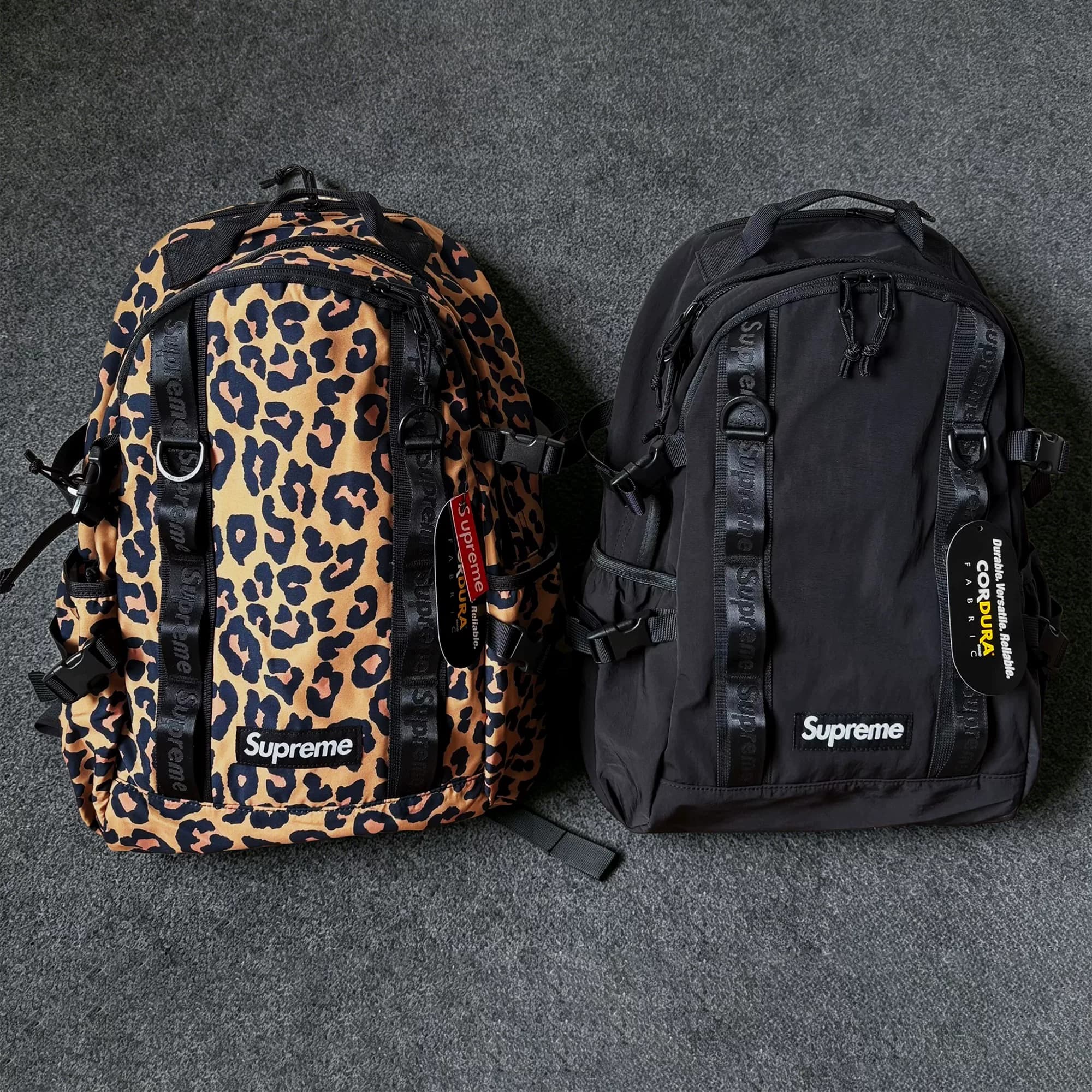 Совершенно новый рюкзак Supreme 20FW, универсальная школьная сумка большой емкости с буквенной микро-эмблемой