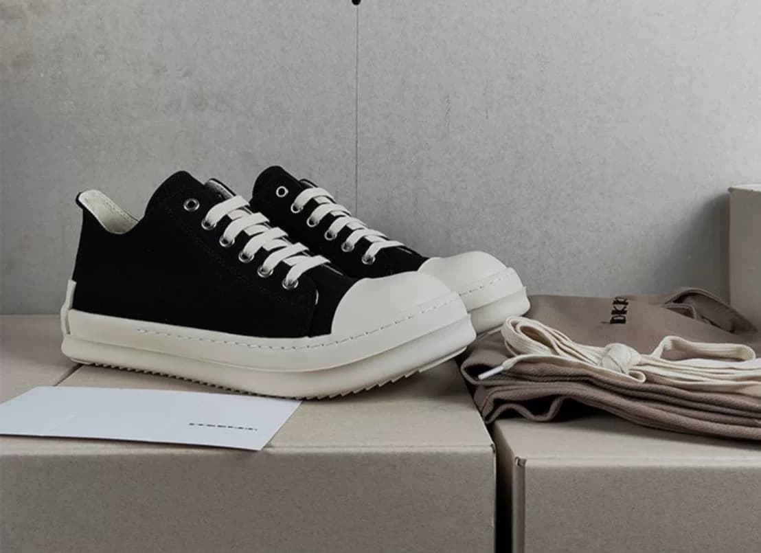 Основная линия Rick owens DRKSHDW с глубоким вырезом на толстой подошве