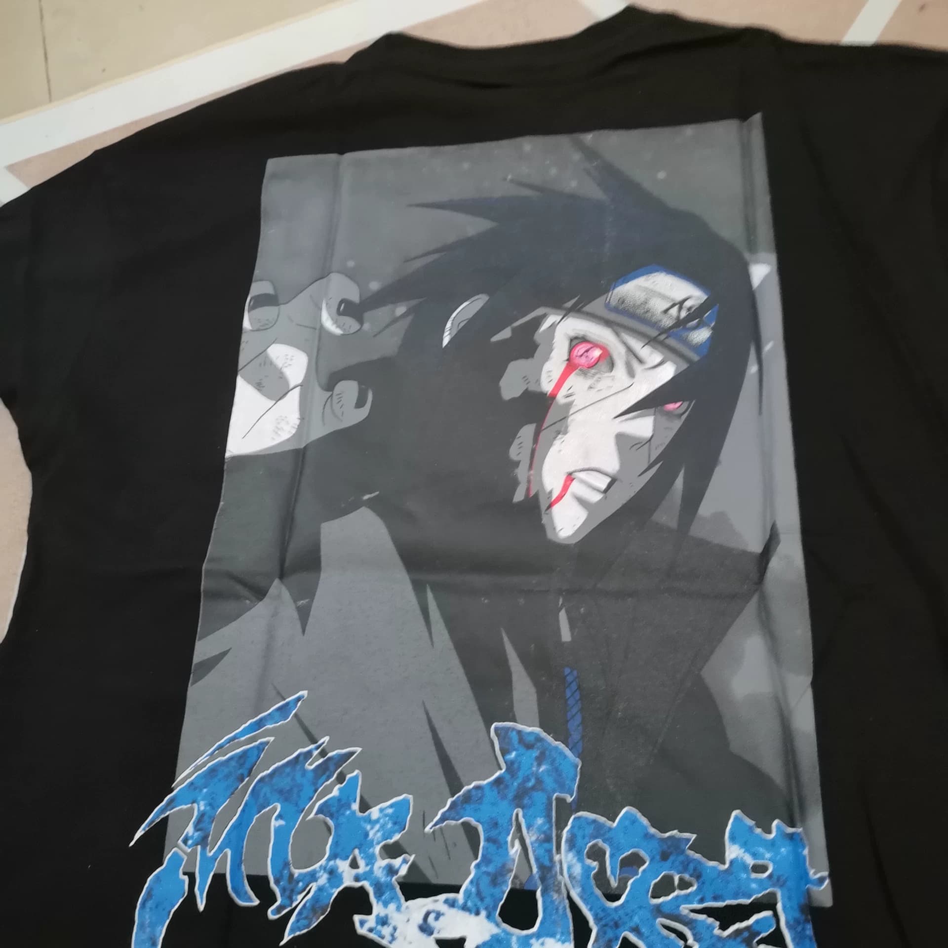Оригинальная футболка Hokage с короткими рукавами, со сломанным кодом, абсолютно новая, черный размер M, рекомендуемый рост 160-