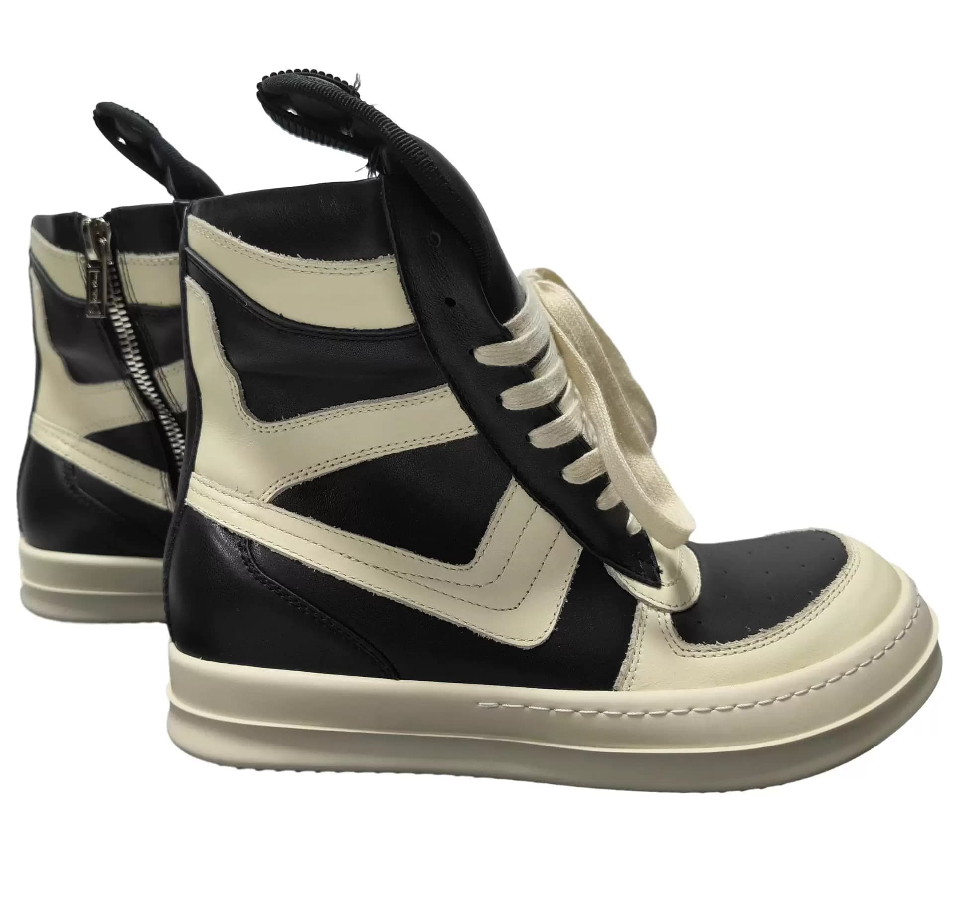 Новинка 2024 года, обувь ro shoes, высокие ботинки, мужская телячья кожа первого слоя с перевернутым треугольником, обувь на увеличенной толстой подо…
