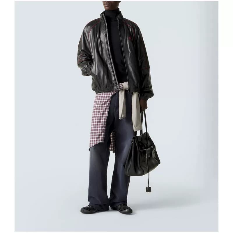 Balenciaga/Мужские кроссовки Balenciaga из ткани с миндальной головкой на шнуровке 260427my1094