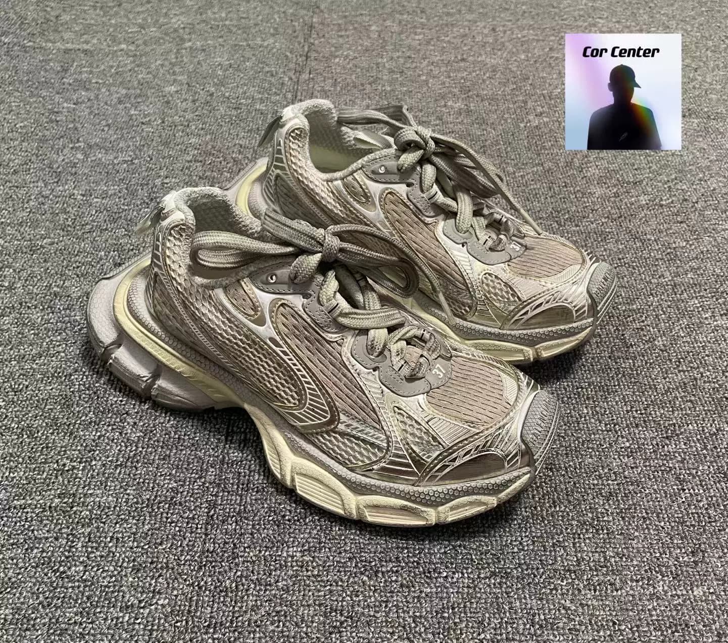 【Cor】 Balenciaga/Спортивная обувь Balenciaga 26Fw в стиле ретро, размер XXXL-3XL, в потертом состоянии.