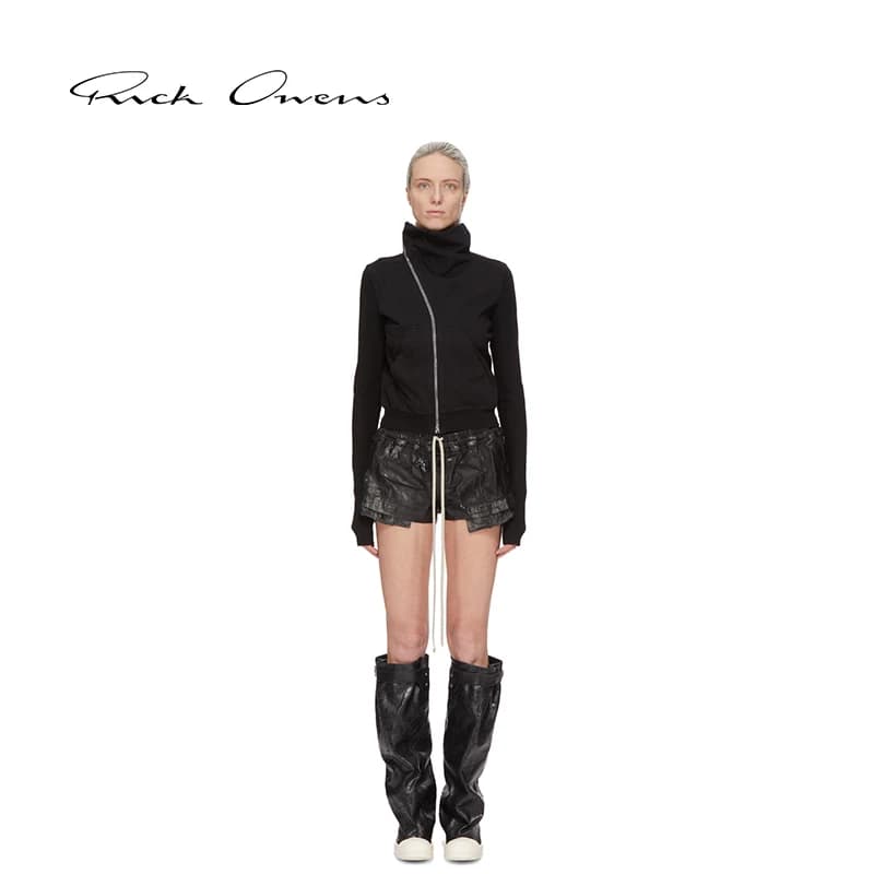 【Новинки ранней осени】 Осенне-зимний женский черный плотный свитер RICK OWENS DRKSHDW 26