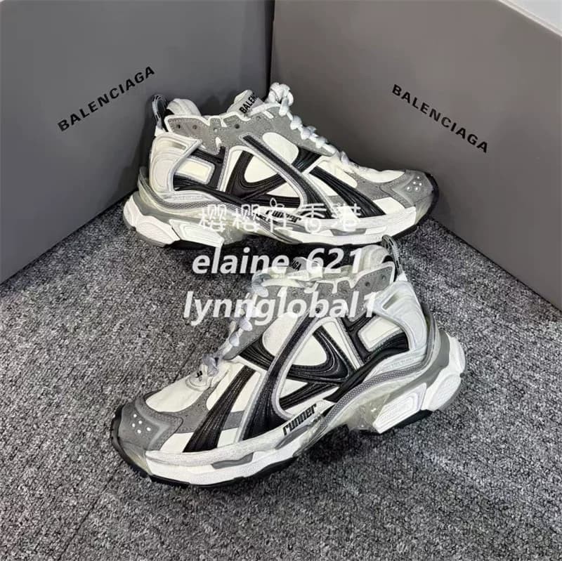 скидка！Balenciaga Женские кроссовки с контрастным логотипом Balenciaga осень/зима 2026