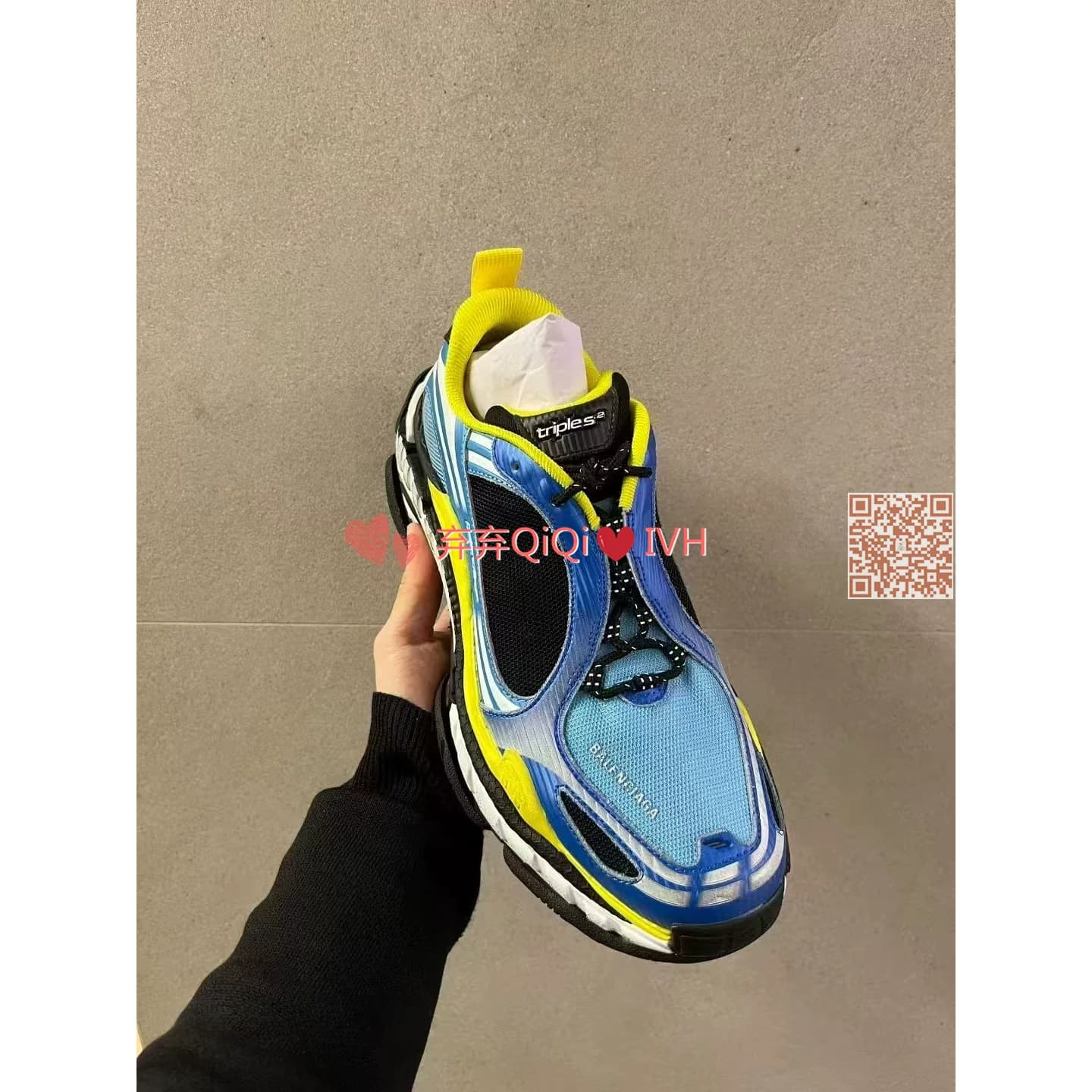 *Заброшенный дом*Кроссовки на шнуровке Balenciaga/Balenciaga 26SS из нового материала, сшитые в тон цвету