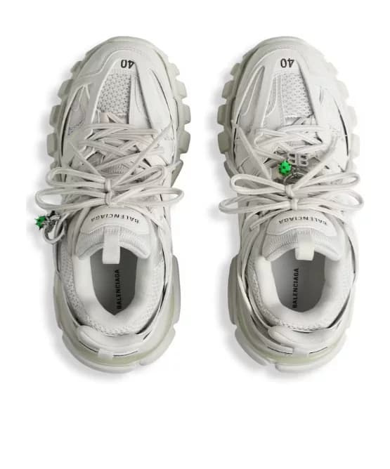 Balenciaga/ женские белые кроссовки Balenciaga, украшенные бисером, повседневные кроссовки на шнуровке