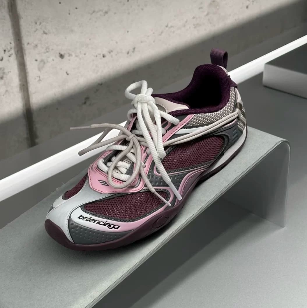 Balenciaga/Женская спортивная обувь Balenciaga Radar, осень-зима 2026, натуральная кожа, 865704WS