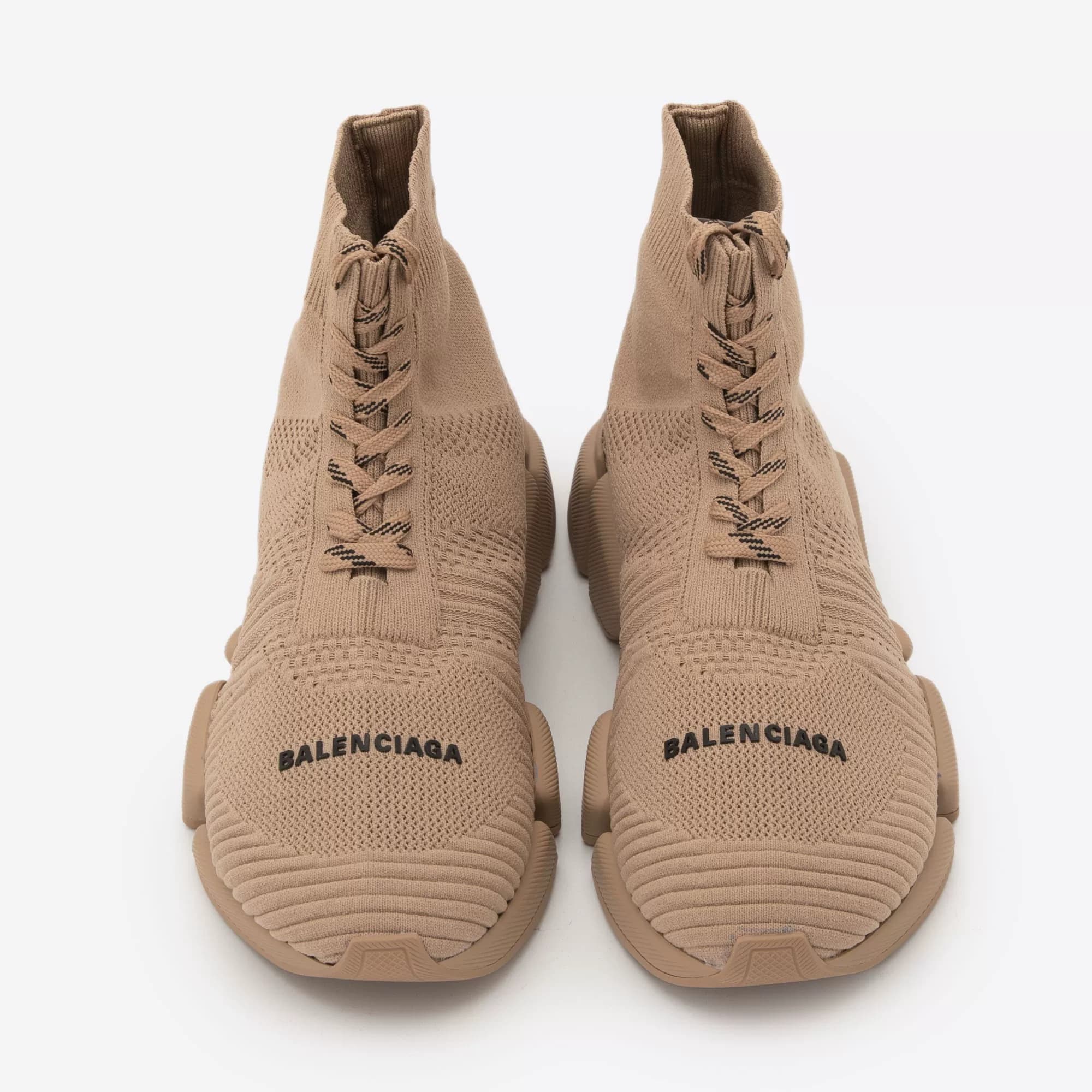 Spot BALENCIAGA, весенне-летняя новинка Balenciaga, мужская спортивная повседневная обувь с высоким берцем и круглым носком на шнуровке с логотипом б…