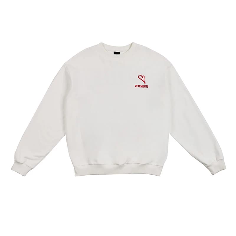VETEMENTS/ осенне-зимняя новая парная трендовая рубашка с низом для мужчин и женщин, простой повседневный свитер с круглым вырезом