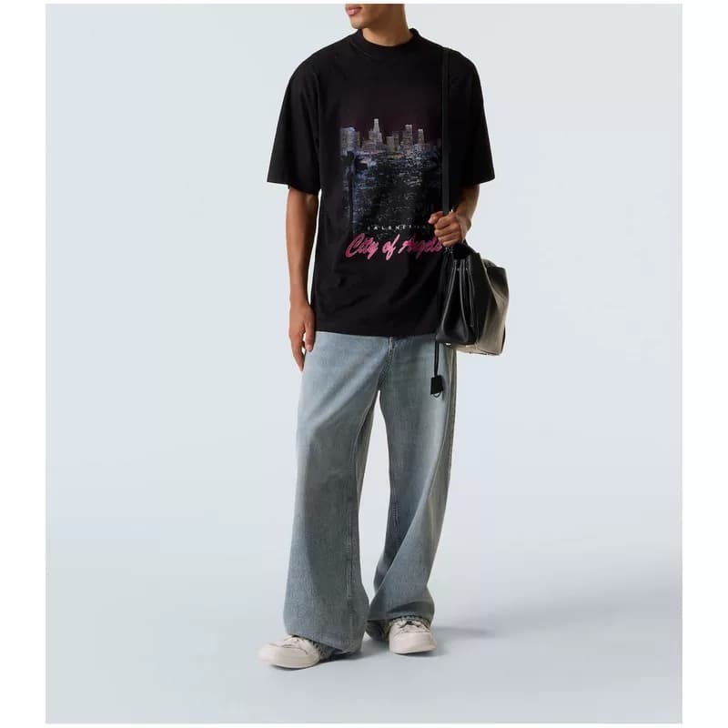 Balenciaga/Мужская спортивная обувь Balenciaga из потертой кожи с круглым носком 260427my1087