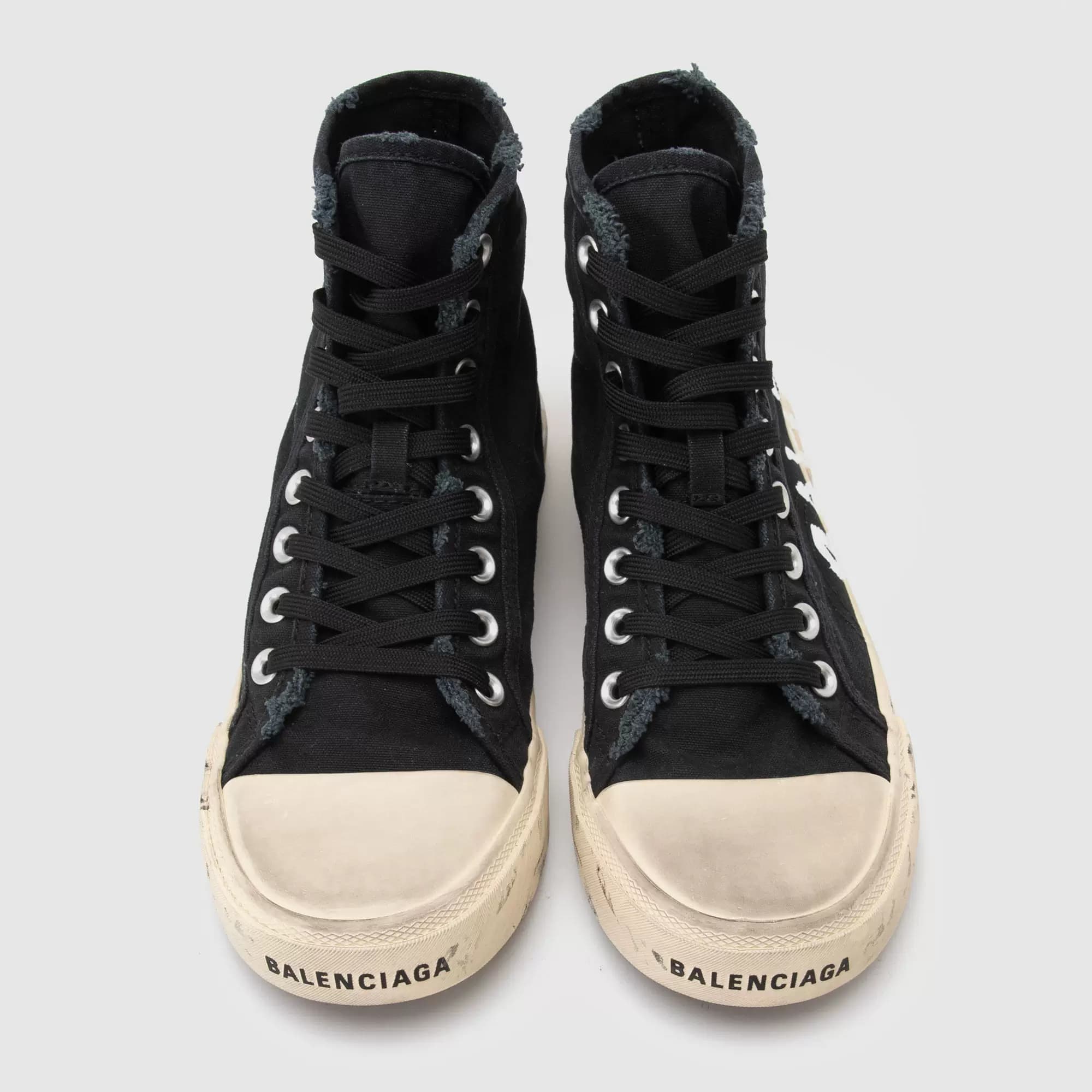 Spot BALENCIAGA Новинка Balenciaga, мужская и женская спортивная обувь на шнуровке в старом стиле, кроссовки с высоким берцем для спорта и отдыха