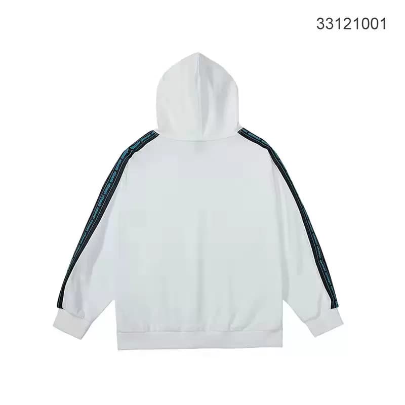 Белый базовый свитер с капюшоном с логотипом VETEMENTS 33121001