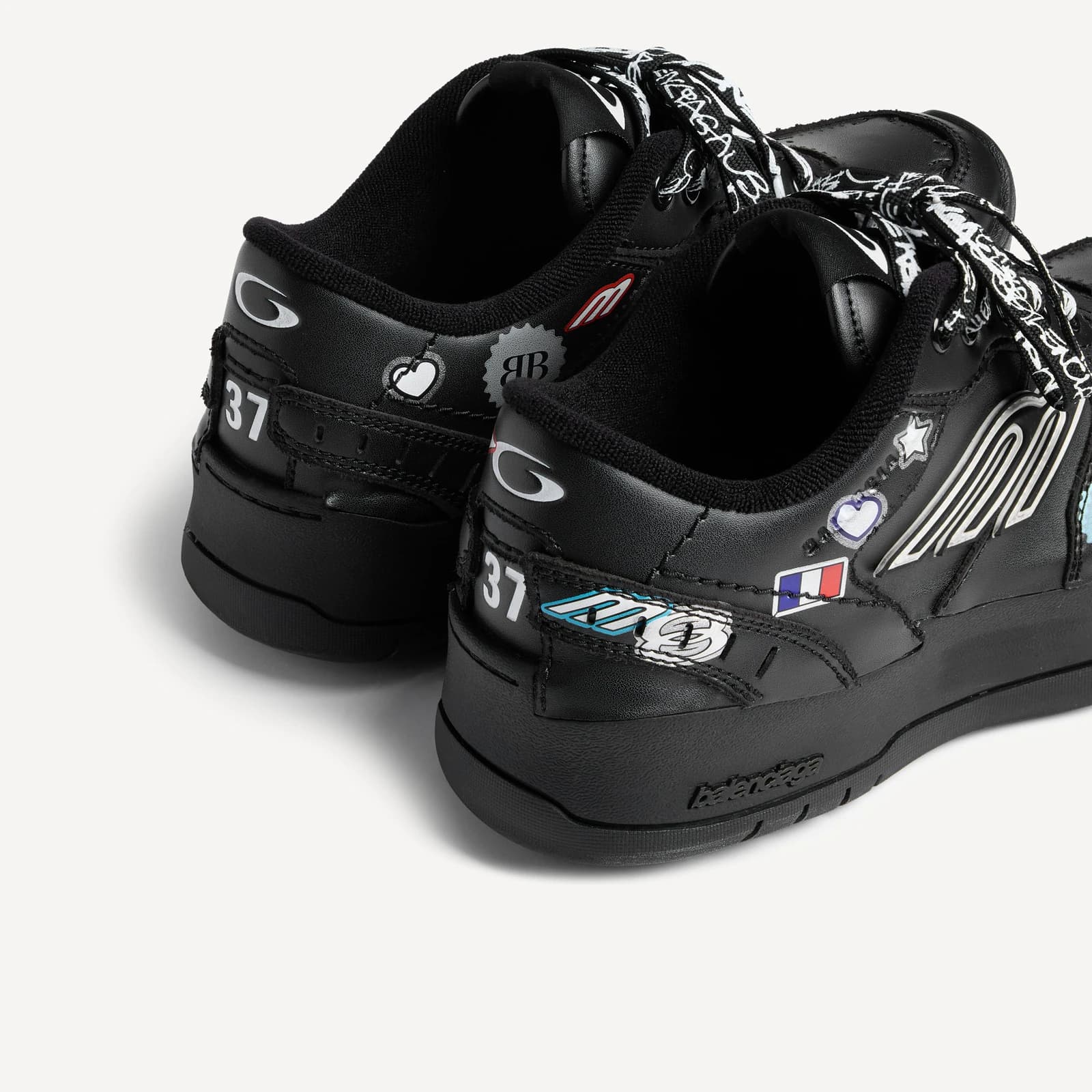 Кроссовки на толстой подошве BALENCIAGA Balenciaga 26 winter new HAMPTONS STICKERS