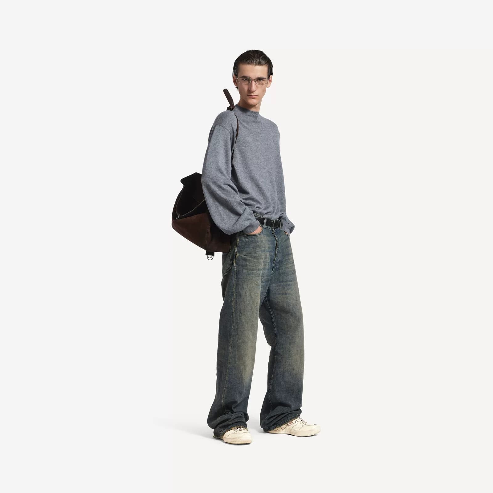 Кроссовки BALENCIAGA BALENCIAGA HAMPTONS средней степени изношенности