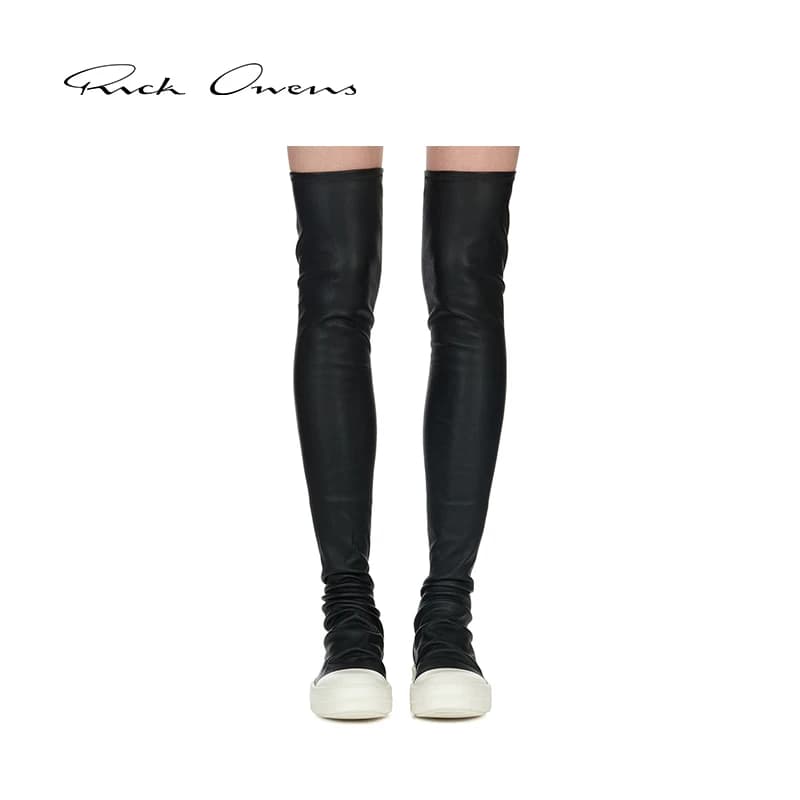 RICK OWENS/ женские кроссовки с высокими носками из овечьей кожи LIDO от RICK OWENS
