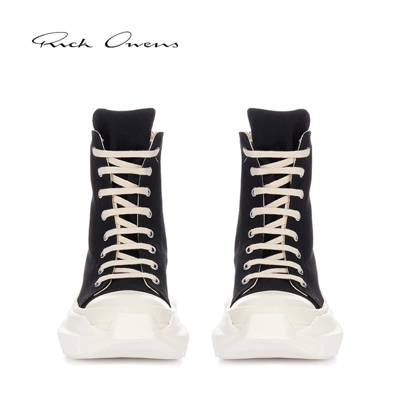 Женские абстрактные черные кроссовки на толстой подошве с высоким берцем RICK OWENS Rick OWENS DRKSHDW
