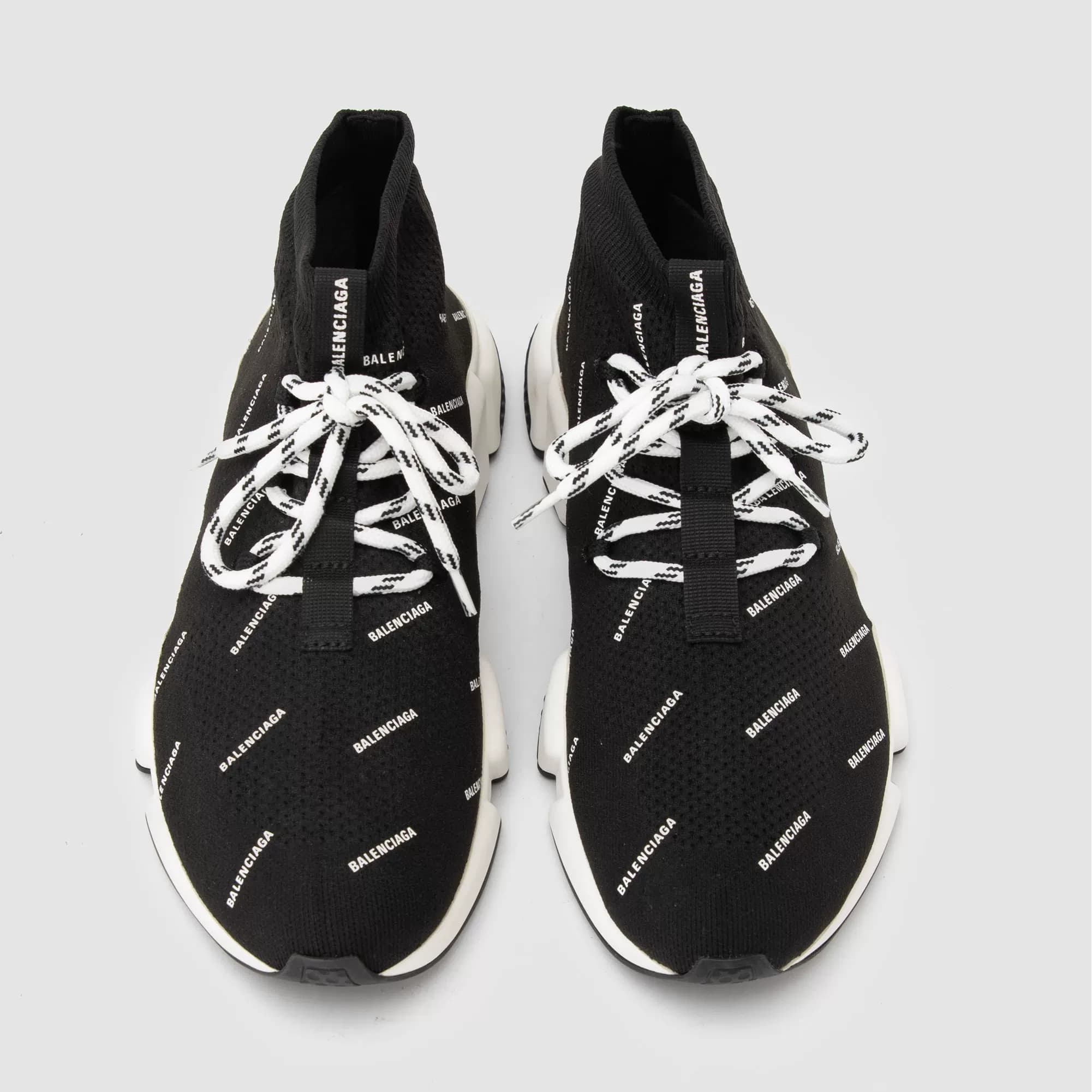 Spot BALENCIAGA Balenciaga новые продукты с полным принтом логотипа, сетчатая дышащая мужская спортивная повседневная обувь, кроссовки