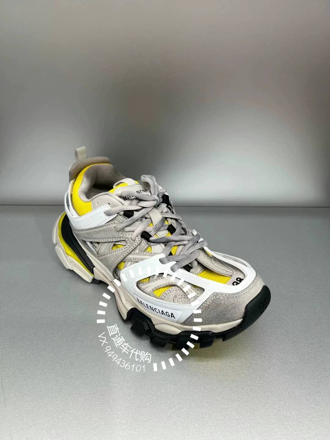 Европейская аутентичная покупка кроссовок Balenciaga/Balenciaga 23 новые желтые спортивные кроссовки ранней осени
