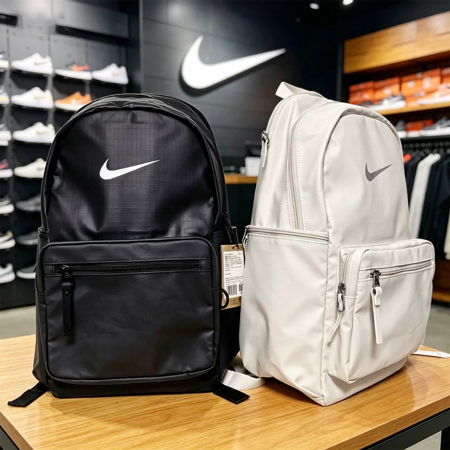 Рюкзак Nike для мужчин и женщин, новый водонепроницаемый рюкзак, студенческая школьная сумка, большая вместительная дорожная сумка для компьютера, пр…