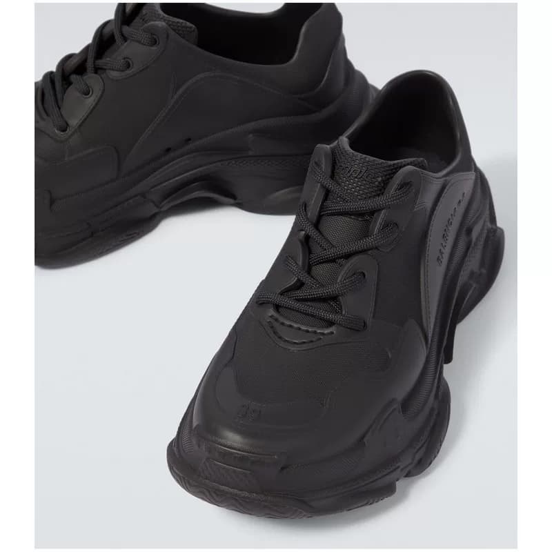 Balenciaga/Мужские резиновые кроссовки Balenciaga на шнуровке с круглым носком 260427my1100