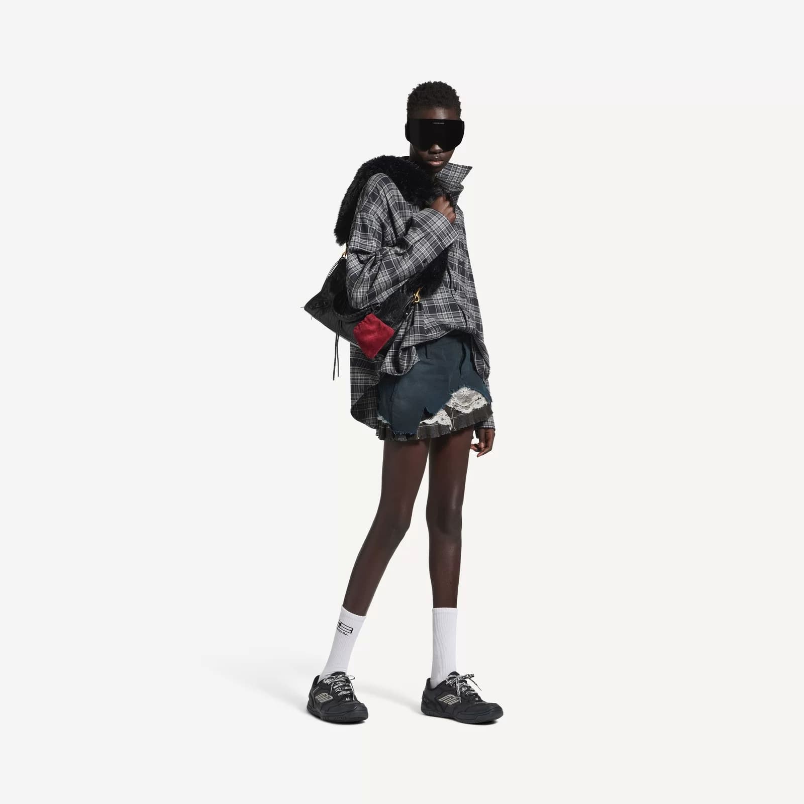 【Эксклюзивная беспроцентная скидка】 Поношенные женские кроссовки BALENCIAGA BALENCIAGA HAMPTONS