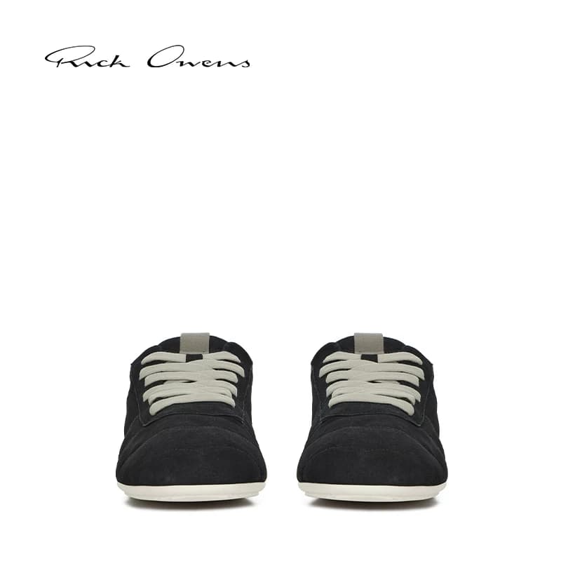 【Новинки ранней осени】 Осенне-зимние женские кроссовки RICK OWENS 26 из черной кожи MINIMUM