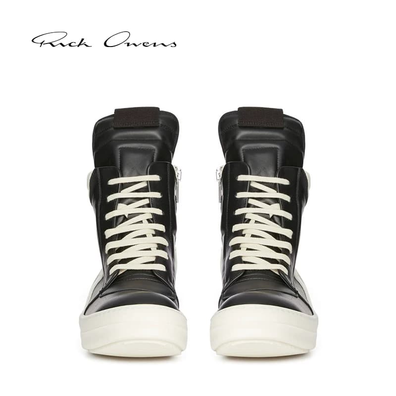 Женские кроссовки RICK OWENS из натуральной телячьей кожи