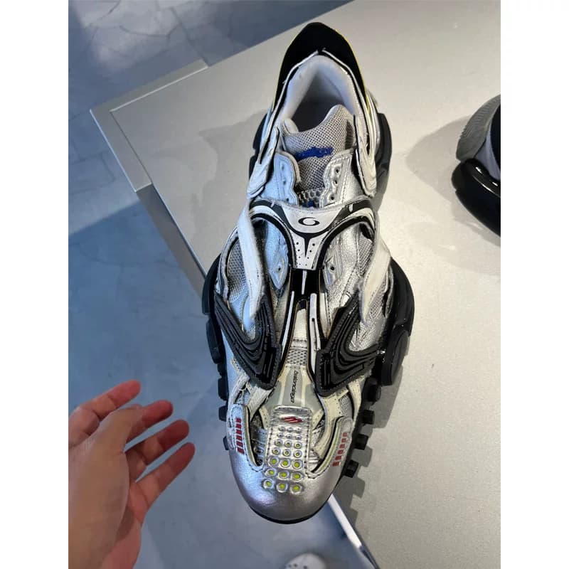 Balenciaga/ мужская обувь для папы в стиле Баленсиага в стиле ретро; повседневная спортивная обувь на толстой подошве; fried street 799518
