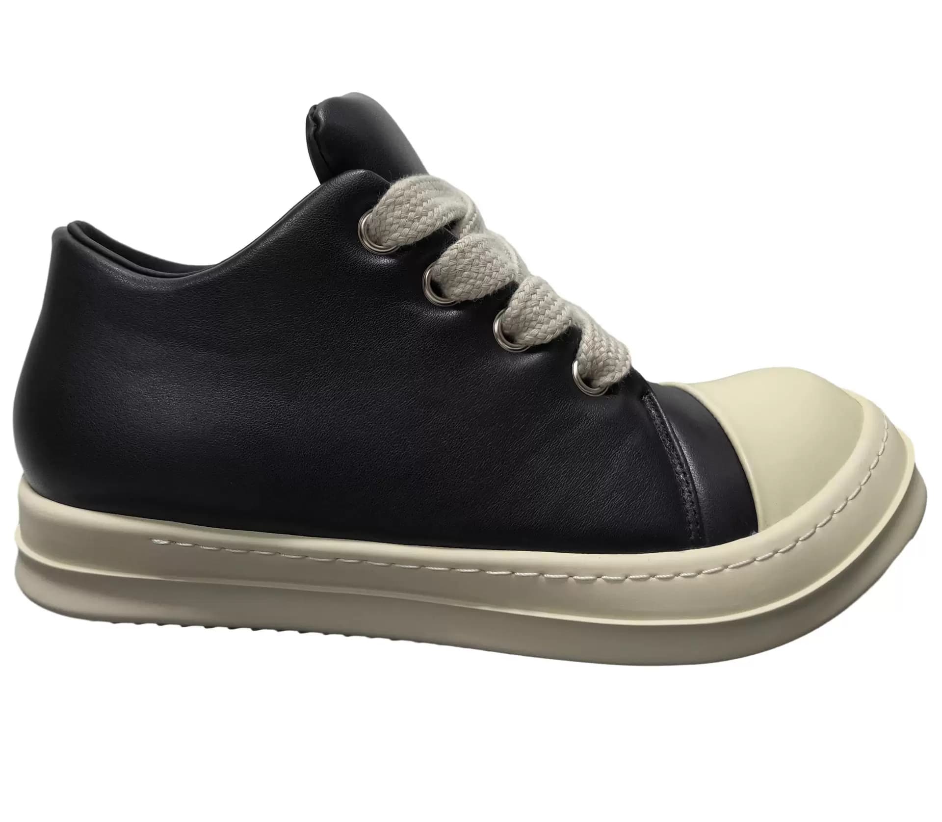 Новинка 2024 года, мужская обувь ro shoes с глубоким вырезом и толстыми шнурками, кожаные кроссовки на толстой подошве, увеличивающие рост, американс…