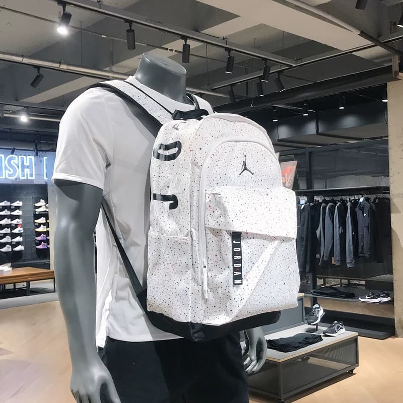 NIKE Nike JORDAN Gypsophila Спортивный компьютерный рюкзак AJ для студентов, школьный ранец для мужчин и женщин HA6473-100