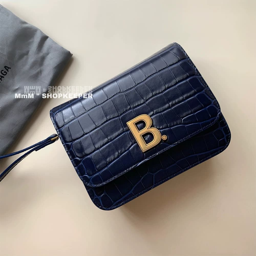 Домашняя сумка balenciaga b с тиснением, сумка-мессенджер с тофу, сумка-мессенджер с крокодиловым узором на одно плечо, покупка