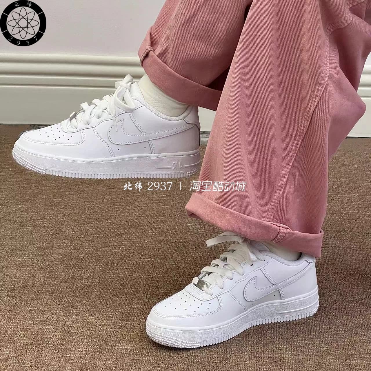 Nike/Классические кроссовки Nike Air Force 1 AF1 Air Force One чисто-белого цвета DH2920 DD8959