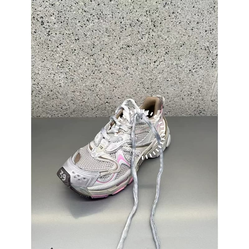 Подлинная покупка кроссовок Balenciaga/Balenciaga 25 весенне-летних кроссовок в тон серо-пудровому цвету