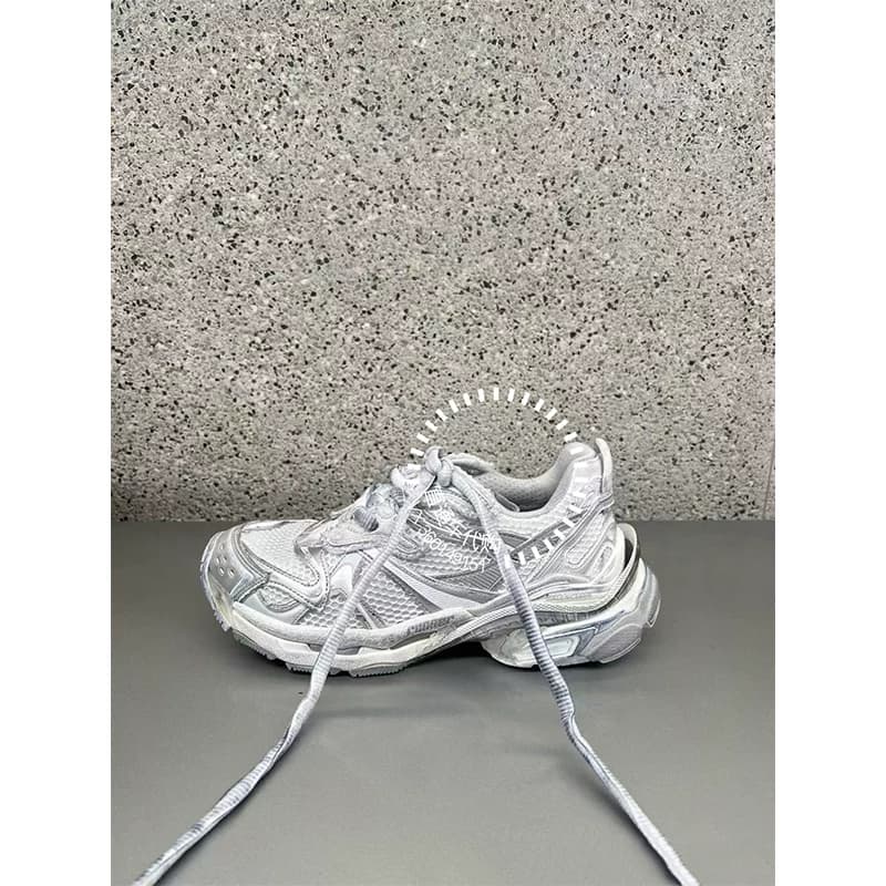 Подлинная покупка кроссовок Balenciaga/Balenciaga 25 весенне-летних новых серебристо-серых кроссовок в тон.