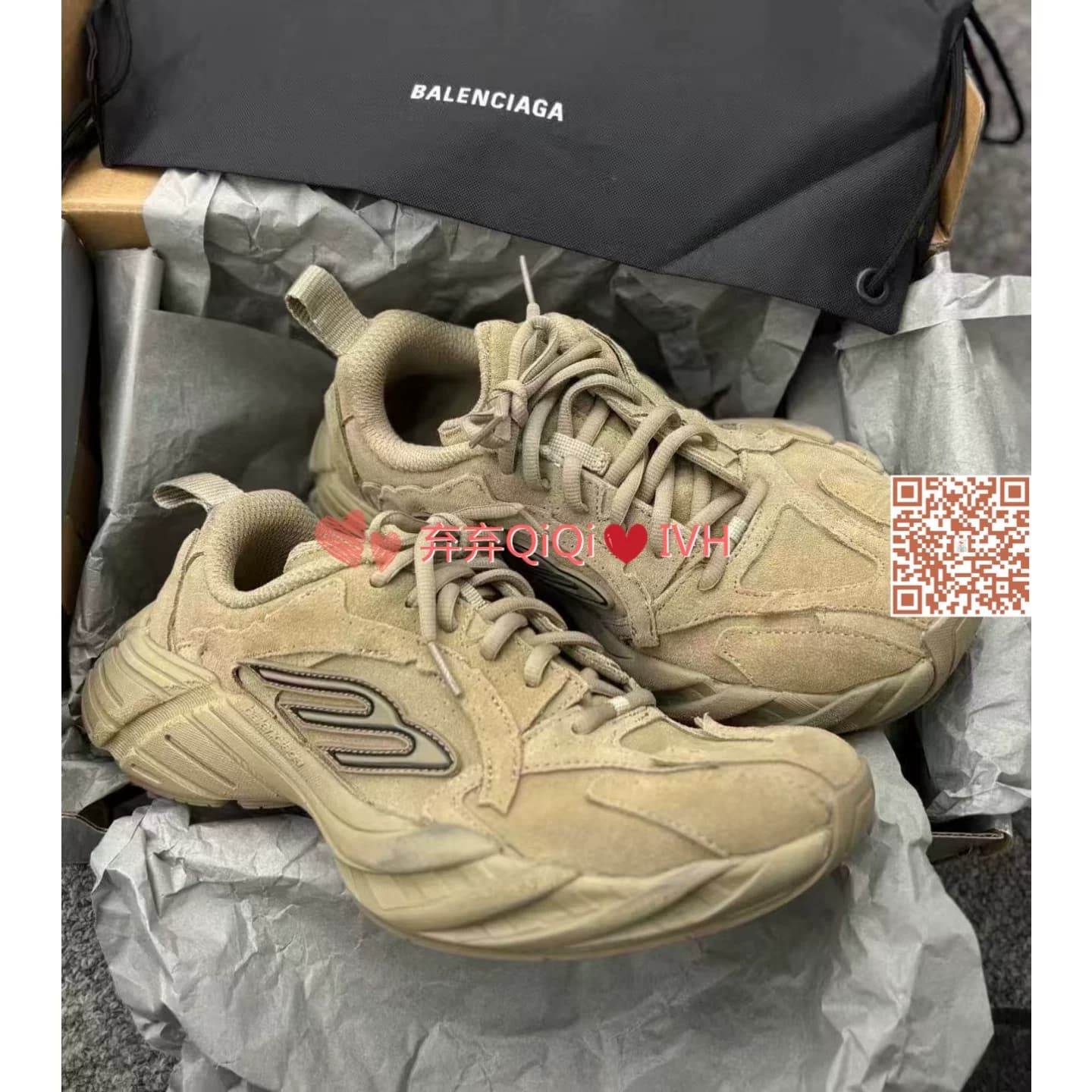 Balenciaga/Специальное предложение Balenciaga со скидкой 10% на универсальные кроссовки на шнуровке с логотипом