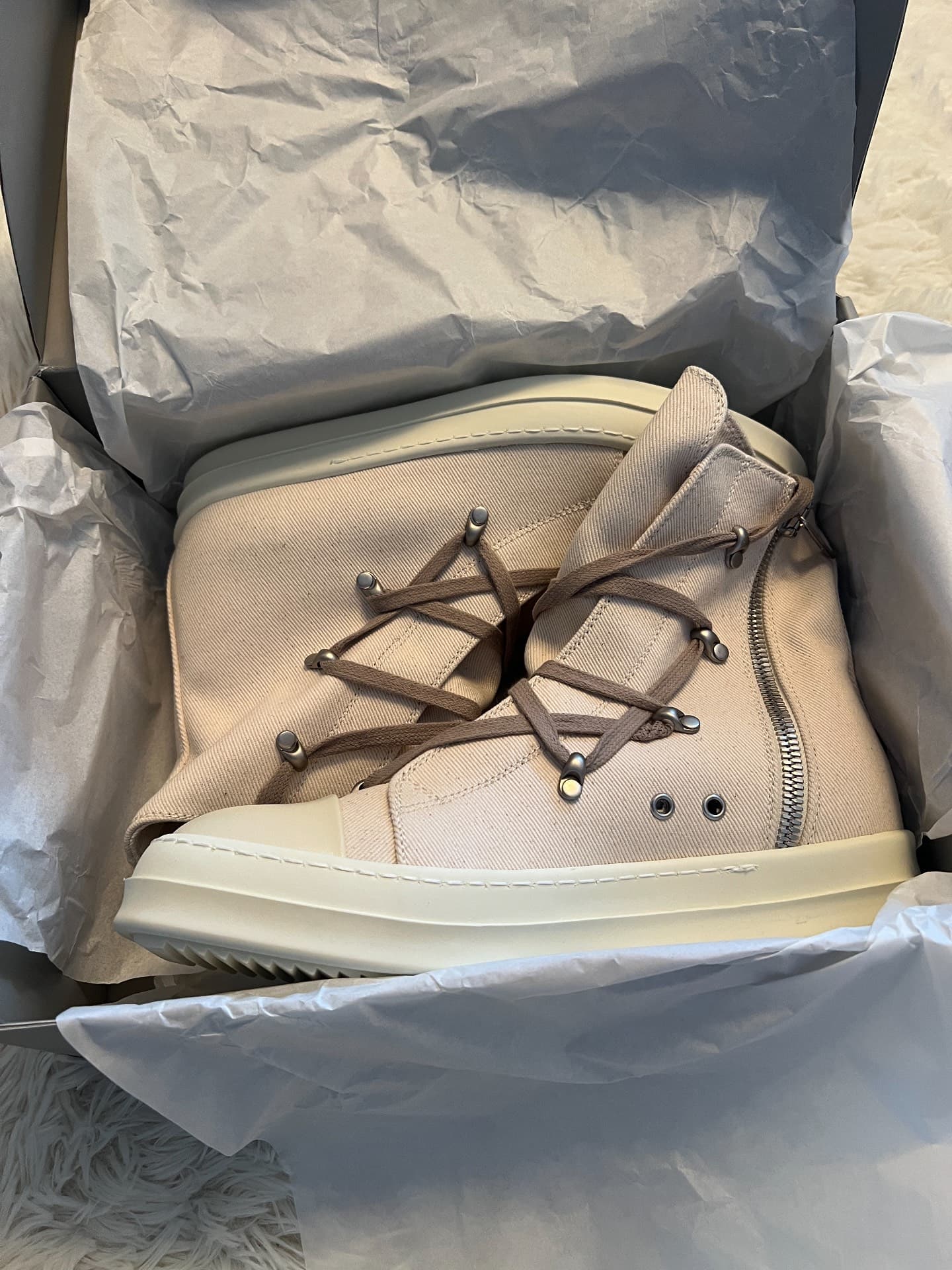 парусиновые кроссовки rickowens RO complex line drkshdw с пятиконечной звездой