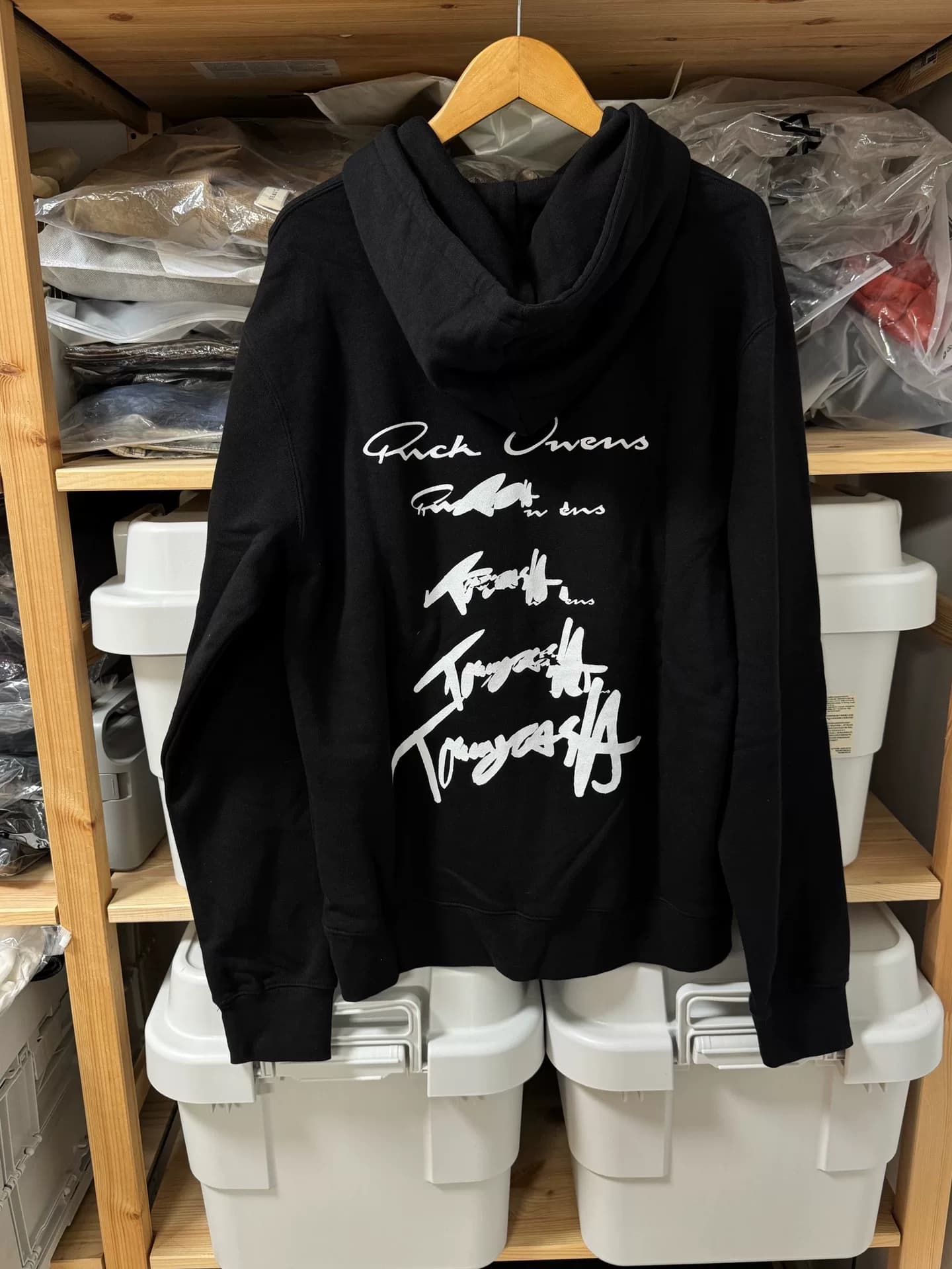 Кобрендовый свитер с капюшоном Rick Owens x Tommy Cash