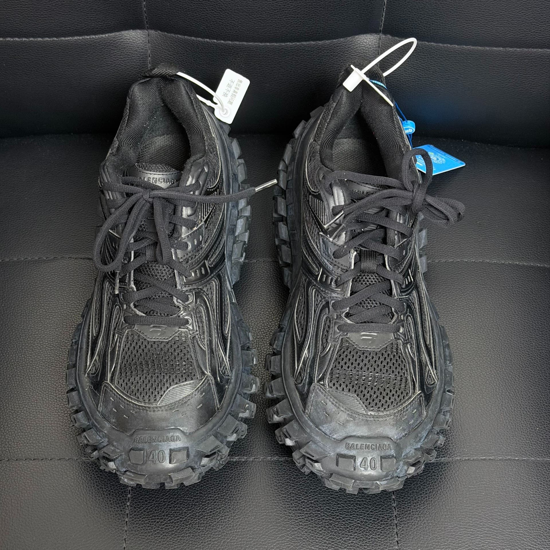 Старые кроссовки Balenciaga Defender tire shoes на толстой подошве от daddy