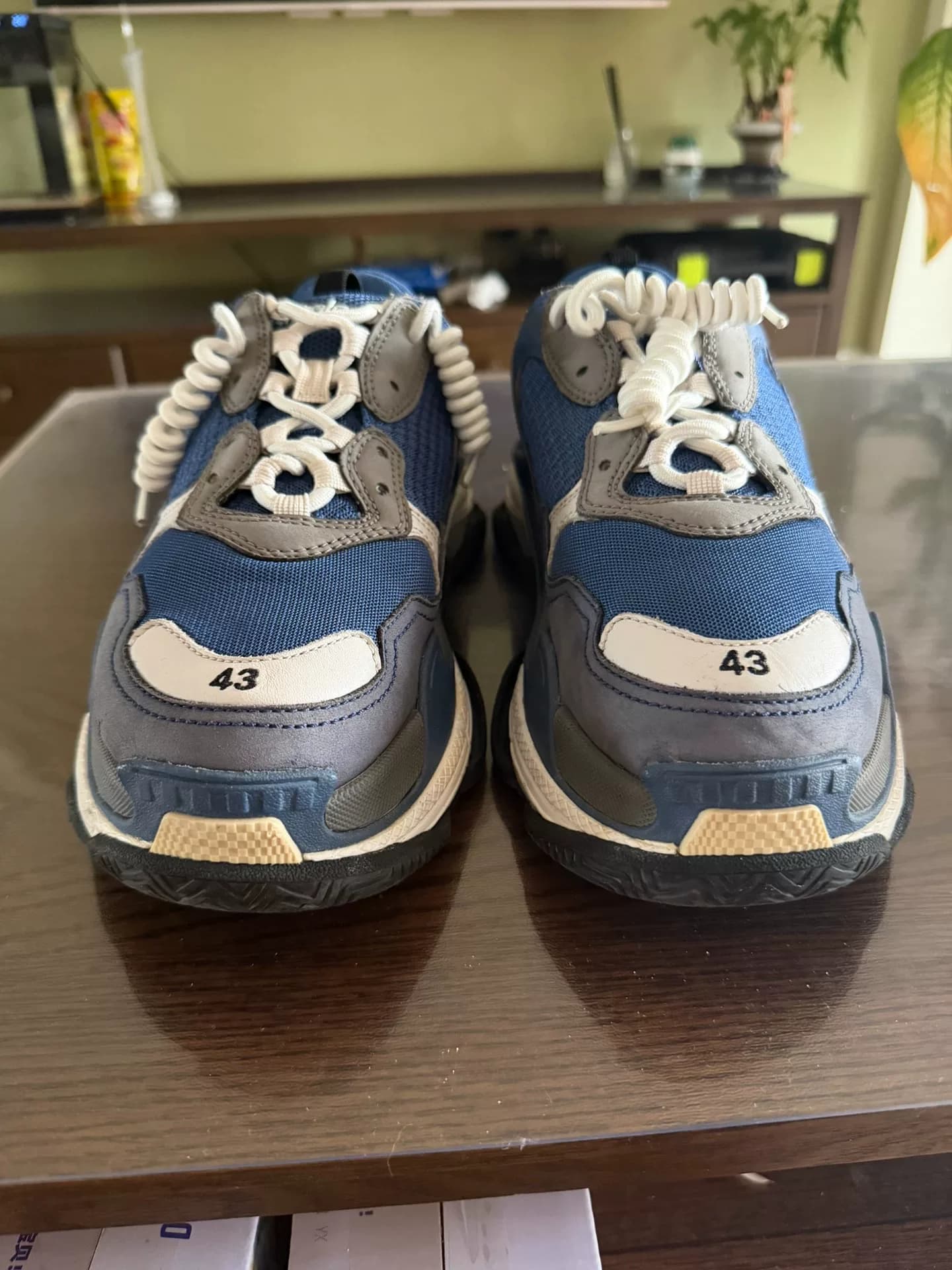 Туфли Balenciaga Triple S daddy для личного пользования, haze
