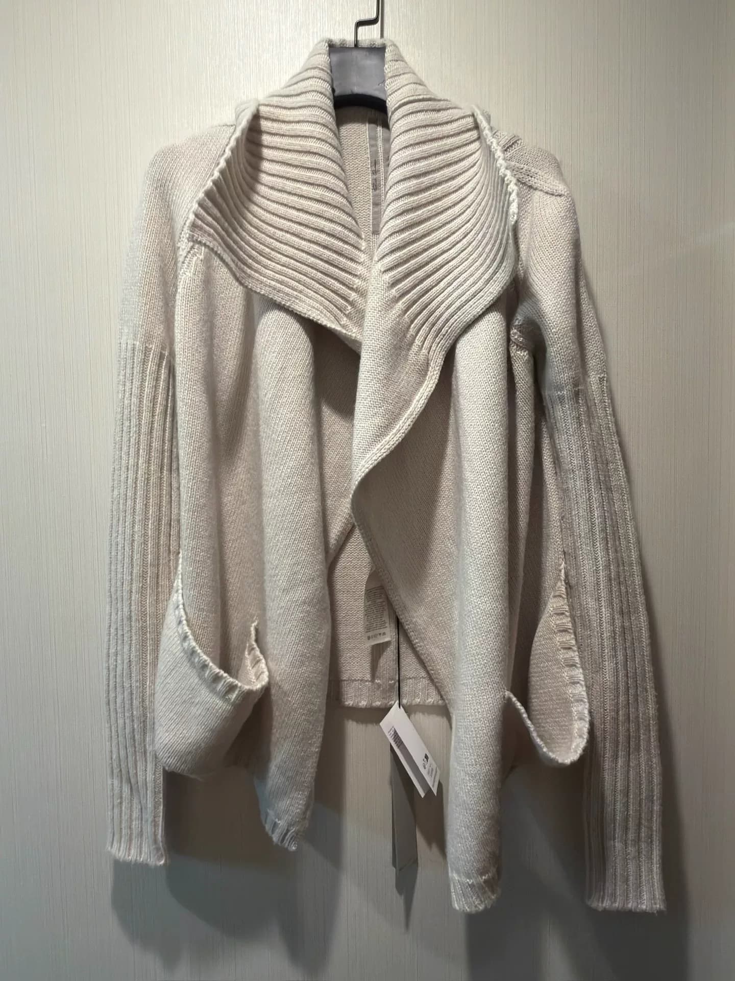 Женская основная линия Rick Owens 26ss ro бежевого цвета