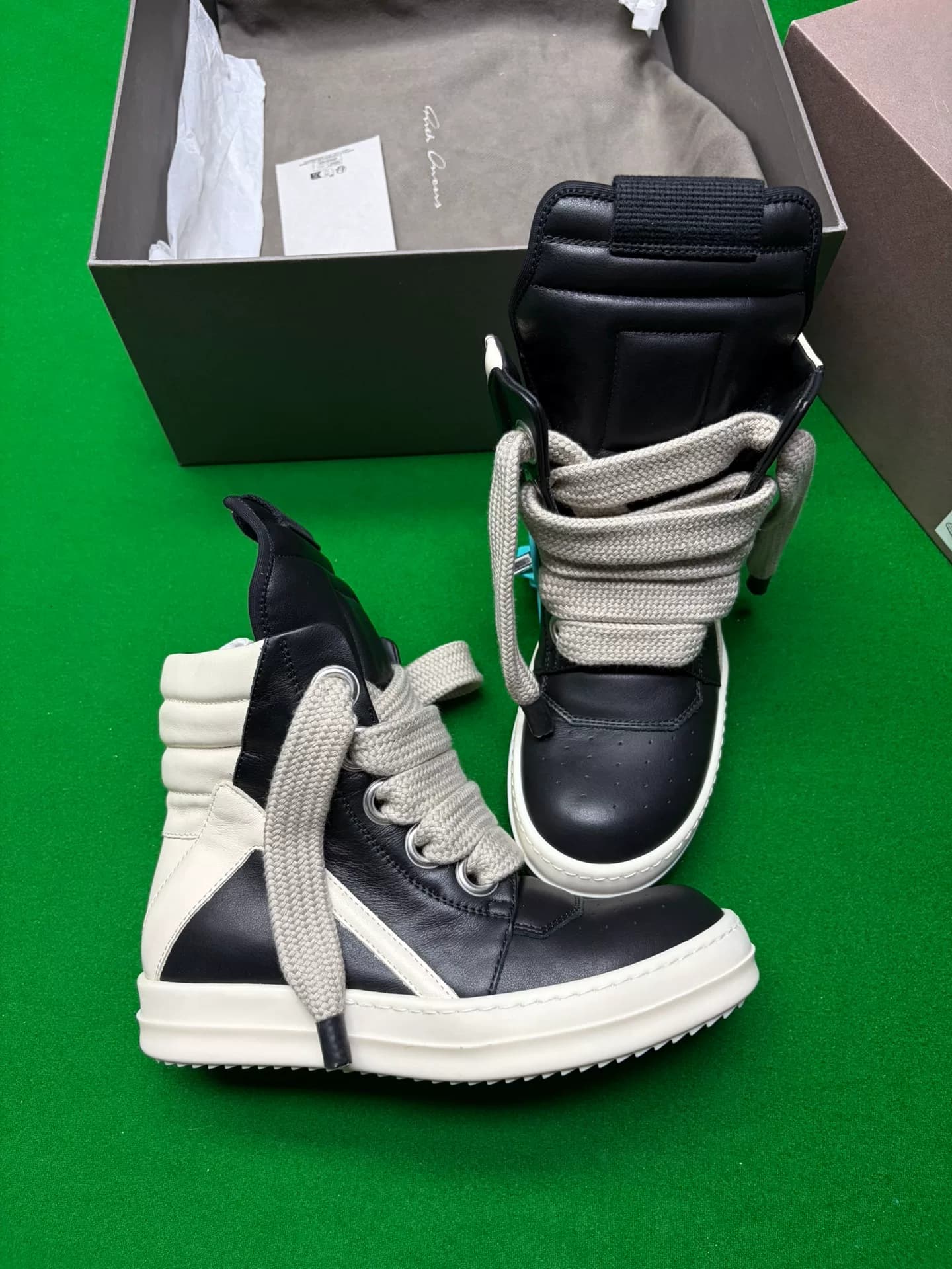 Основная линия RICKOWENS RO, толстый шнурок для обуви, перевернутый треугольник, толстая шерстяная геобаска