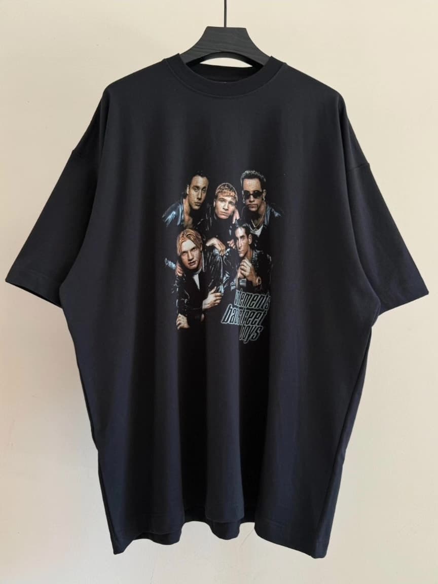 Новый выстиранный короткий рукав VETEMENTS