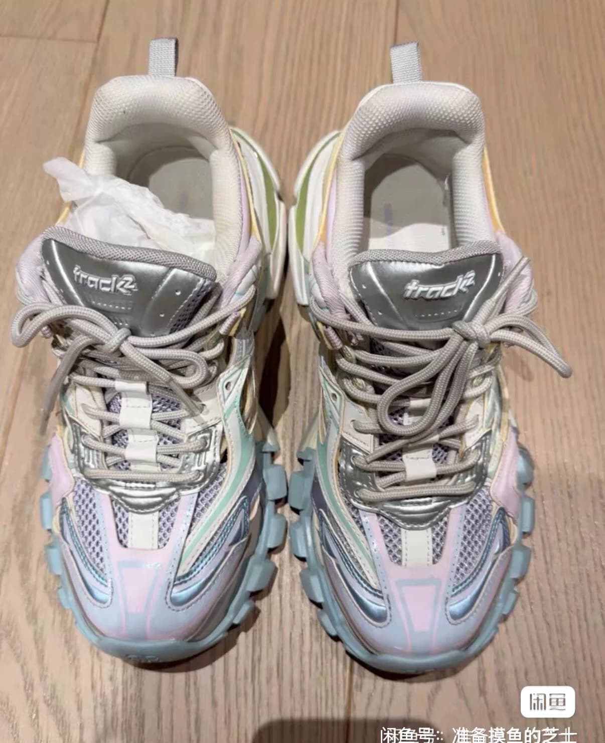 100% аутентичный трек Balenciaga 2.0 цвета Макарон, старый